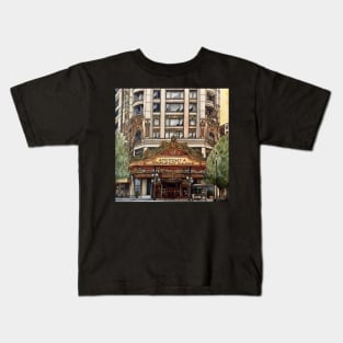 Atlanta city drawing Kids T-Shirt